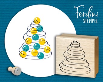 Stempel · Tannenbaum + Kugel