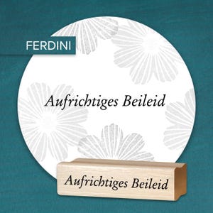 Postzegel · Oprechte deelneming