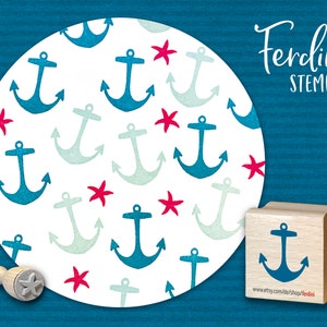 Stamp set · Anchor + small starfish