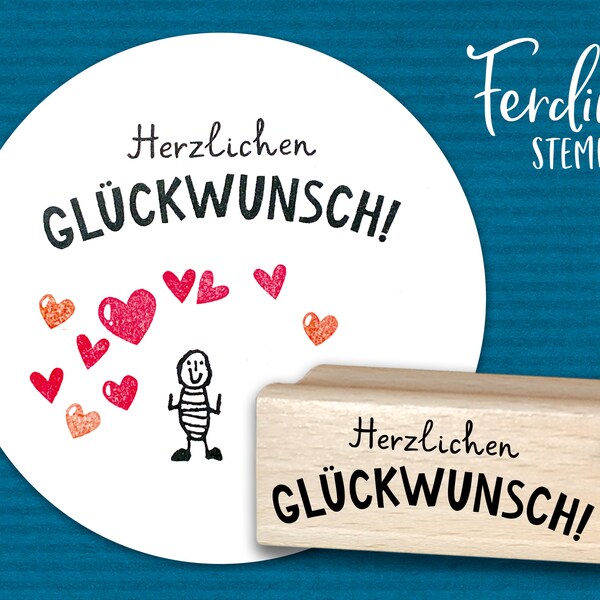 Stempel · Herzlichen Glückwunsch!