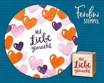 Stempelset · Mit Liebe gemacht