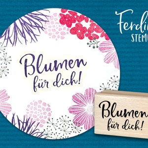 Postzegel · Bloemen voor jou!