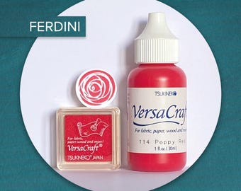 Poppy Red + Refill Ink