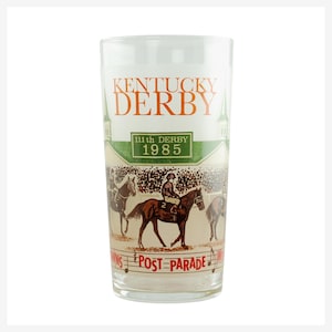 Vintage 1985 Kentucky Derby Collectible Mint Julep Glass