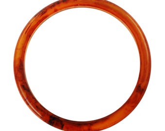 Vintage Root Beer Bakelite Bangle Bracelet