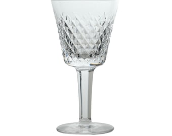 Vintage Waterford Lead Crystal &quot;Alana&quot; Claret Wine Glass