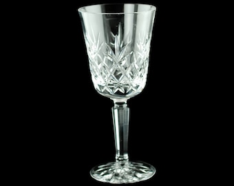 Vintage Lenox Charleston Pattern Cut Crystal Water Goblet