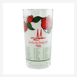 Vintage 1986 Kentucky Derby Collectible Mint Julep Glass