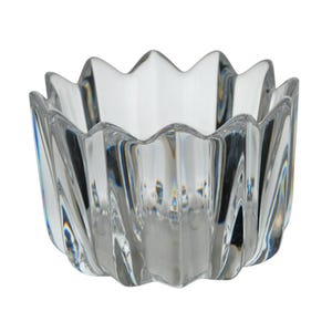 Vintage Jan Johansson for Orrefors Sweden Crystal Fleur Bowl
