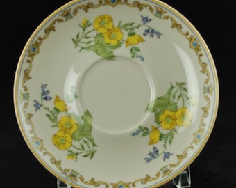 Vintage Gorham "Royal Buttercup" Pattern Fine China Saucer