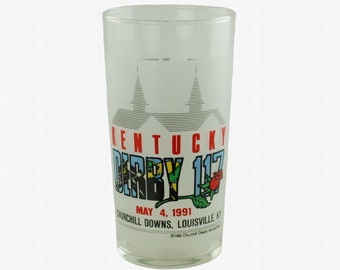 Vintage 1991 Kentucky Derby en verre Julep menthe de collection