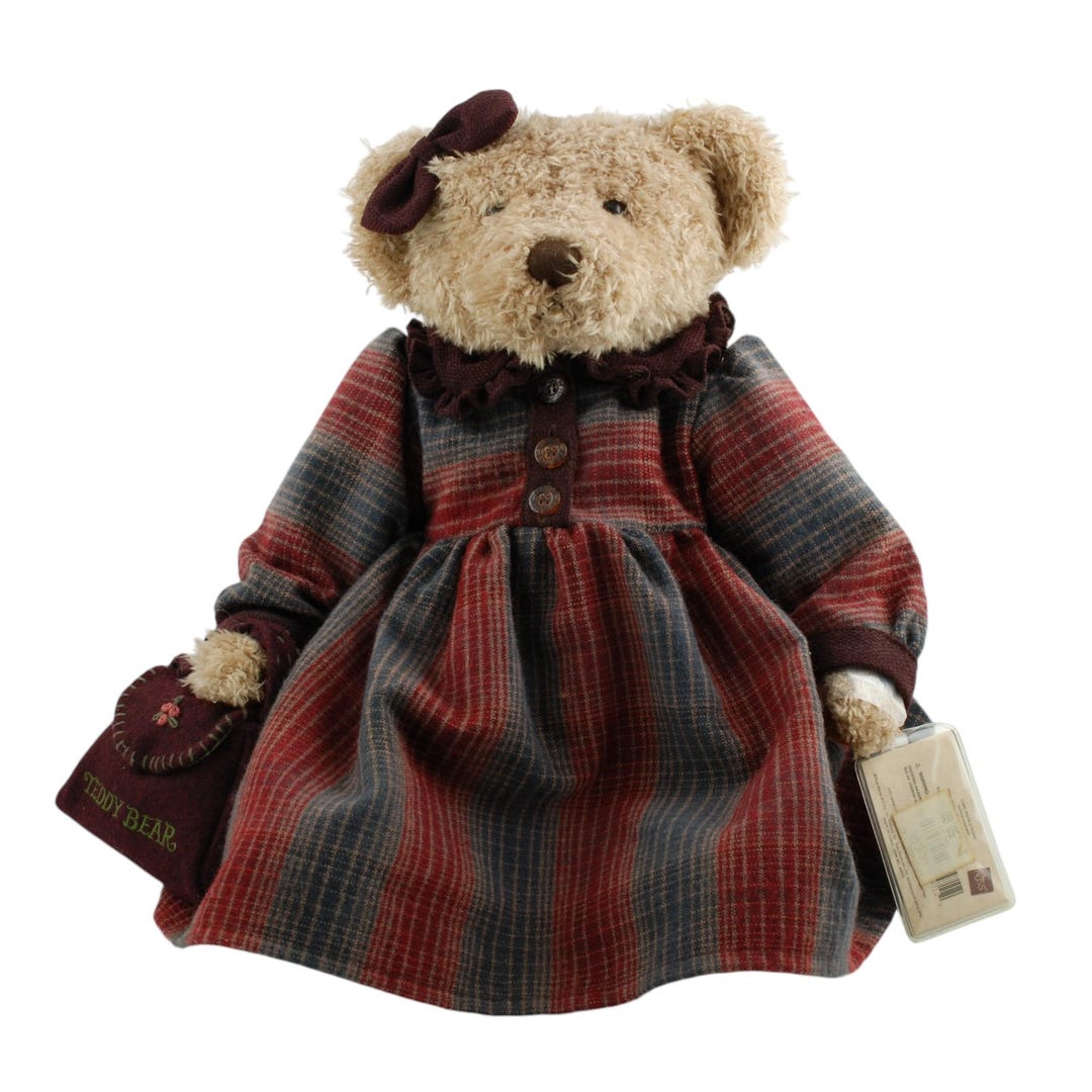 Collectible Teddy Bear Russ Berrie Vintage Collection Lady Eleri