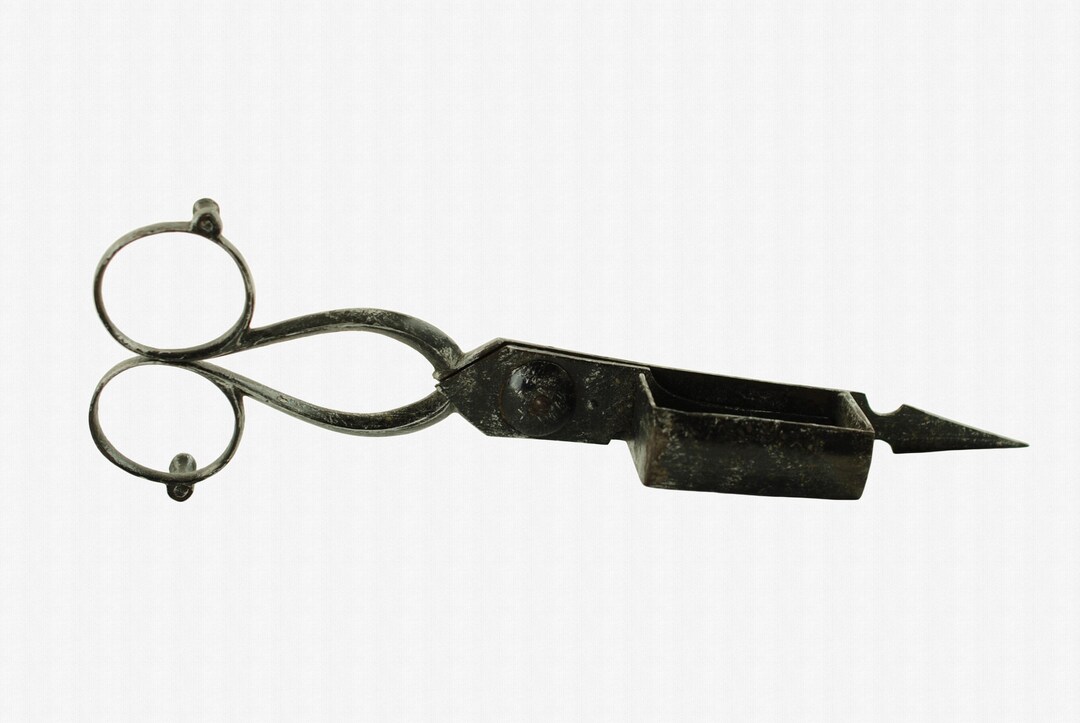 Antique Candle Snuffer Scissors Candle Wick Trimmer Footed Etsy