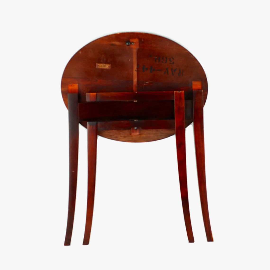 Vintage Wooden Castlewood Mfg Co Collapsible Side Table With Etsy