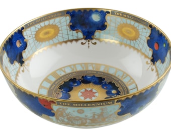 Vintage Royal Worcester Celebrate the Millennium Commemorative Elgar Bowl 9" Diameter