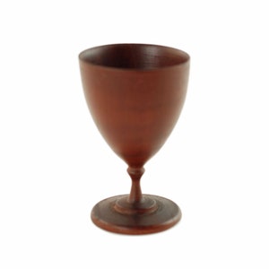 Antique Miniature Treenware Goblet