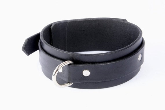 etsy leather collar
