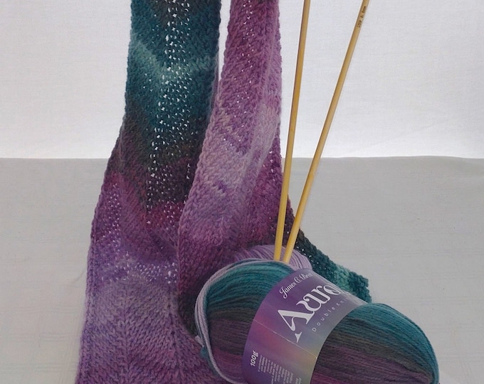 Scarf knitting kit