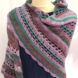 Easy Crochet Triangle Shawl kit