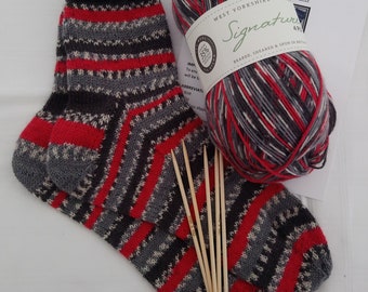 Sock knitting kit new colours