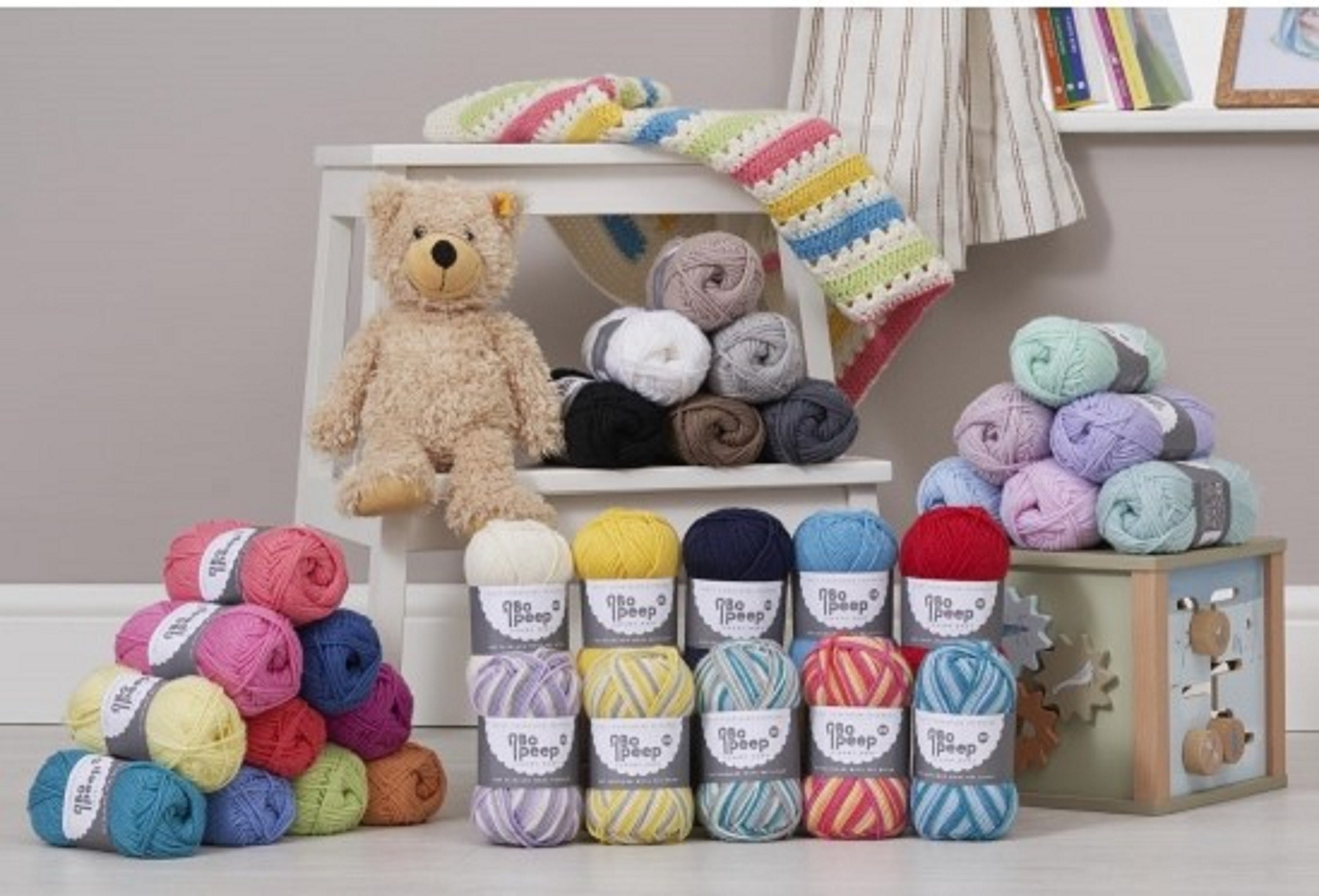 Bo Peep Baby double knit yarn 50g - colour set 2