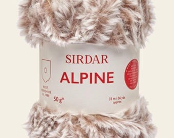 Filato per maglieria Sirdar Alpine Luxe effetto pelliccia 50 g