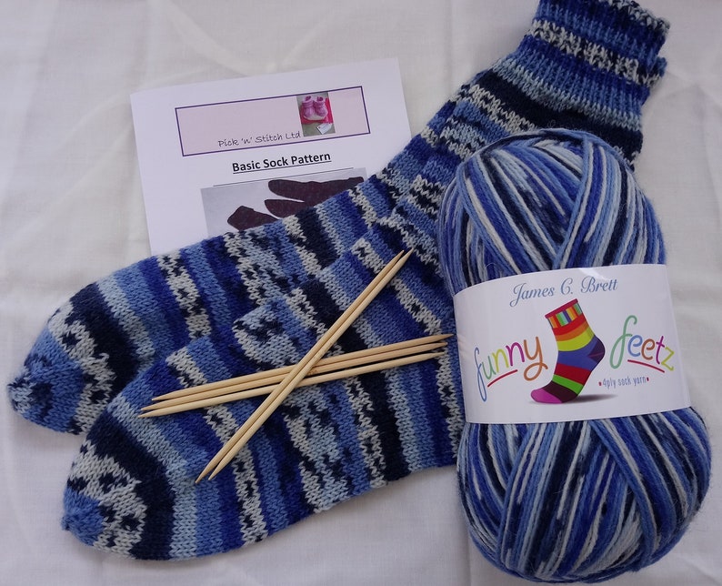 Sock knitting kit Etsy