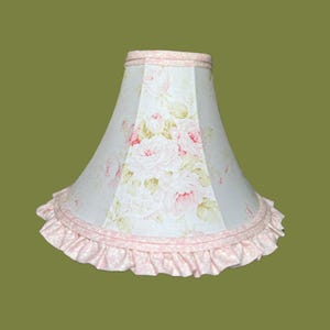 Shabby Chic Lamp Shade, Rose Lamp Shade, Floral Lamp Shade, Pink Lamp Shade, Lamp Shade, Cottage Lamp Shade, Buffet Lamp Shade
