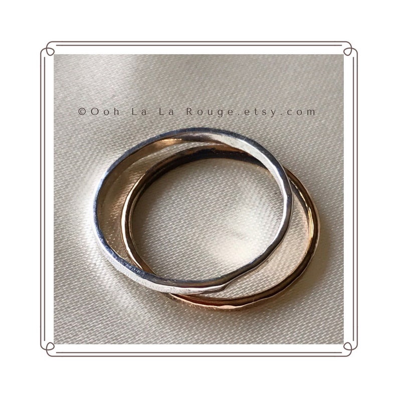 Handmade Thin Band Ring in 14k Yellow Gold Fill to Wear Alone or Stacked Wedding Ring Unisex Jewelry