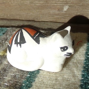 ヴィンテージ アコマ　Acoma　ポッテリー　猫　陶器　ネイティブアメリカン ヴィンテージ アコマ Acoma ポッテリー 猫 陶器 ネイティブ