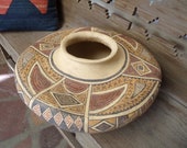 by Renowned Artist Bill Freeman-Hopi Sityatki (large) Bowl Replica - FREE SHIPPING - 255 - TR - cabinet