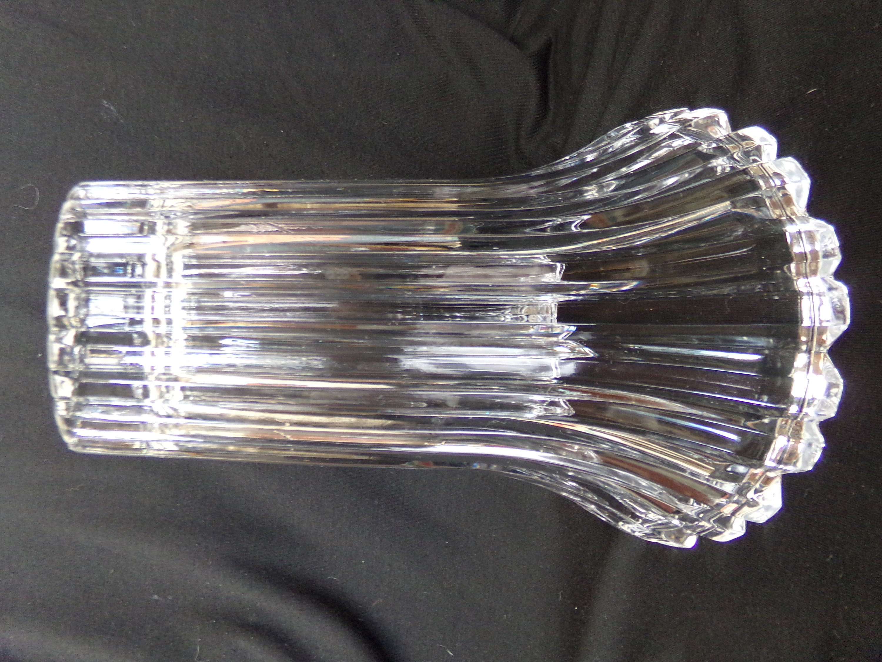 Vintage Lead Crystal Vase FREE SHIPPING 319 TB underbed Etsy Nederland