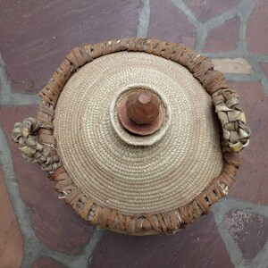 LARGE Namibian Milk Container Coiled Basket by Liina Amantundu Free Shipping 245 Garage image 8