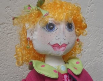 Hand Made Fabric Art Doll named Bailey Too - FREE SHIPPING - [#24 - DC - Floor R]