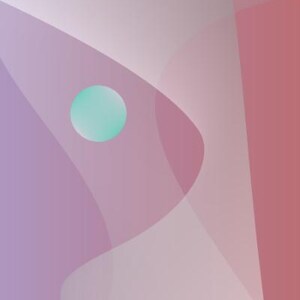 Moon Dance 06:  Veil Dance - a Symbolic, Minimalist, Downloadable Abstract Artwork. Printable in sizes from 4x6 to 24x36 in full 300 dpi.