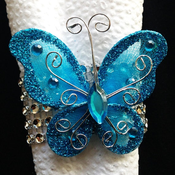 Set of 100 Napkin Rings with Butterfly Color of Your Choice Etsy