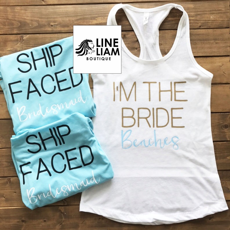 nautical bridesmaid shirts