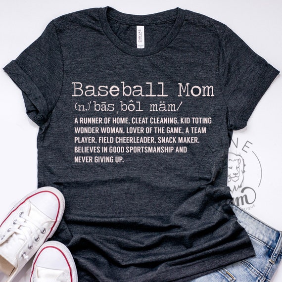 custom baseball shirts for moms