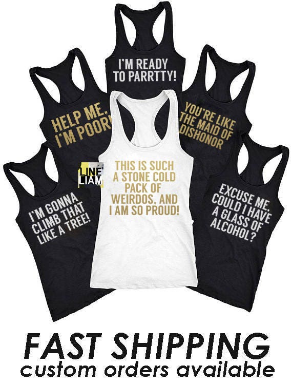 bridesmaid movie bachelorette shirts