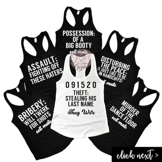criminal bridesmaid shirts