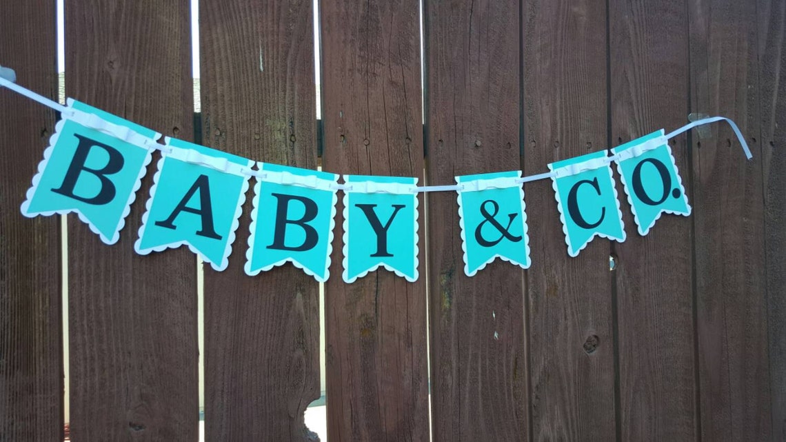 BABY & CO. Baby Shower Banner Etsy
