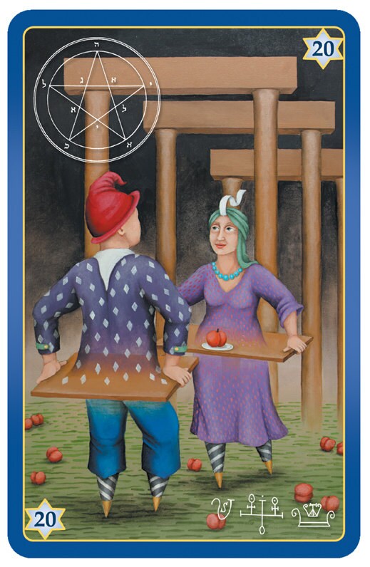 King Solomon Card 20 with King Solomon Seal: powerful wall | Etsy