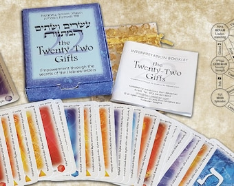 A valuable tool for guidance and empowerment according to the secrets of the Hebrew Alphabet - the Twenty Two Gifts Kabbalah cards