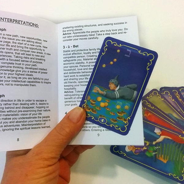 A personal message from Revealed by the Letters cards - One card reading for insights, guidance & prediction according to the Kabbalah