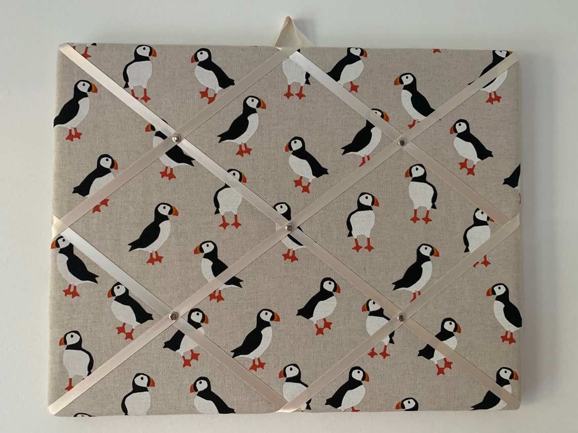 HANDMADE Fabric Covered Memo Board. 2 Different Sizesto Chose Etsy