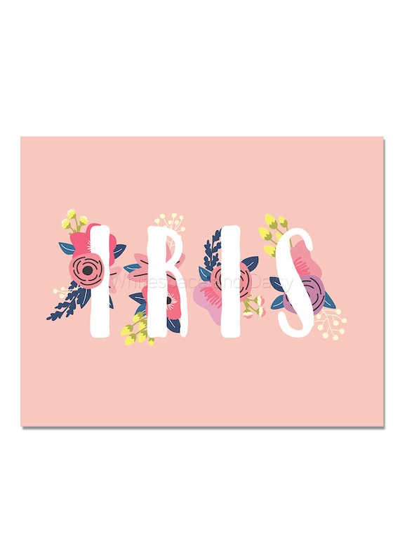 Iris Baby Name Wall Art Iris Baby Name Sign Iris Party Iris Etsy