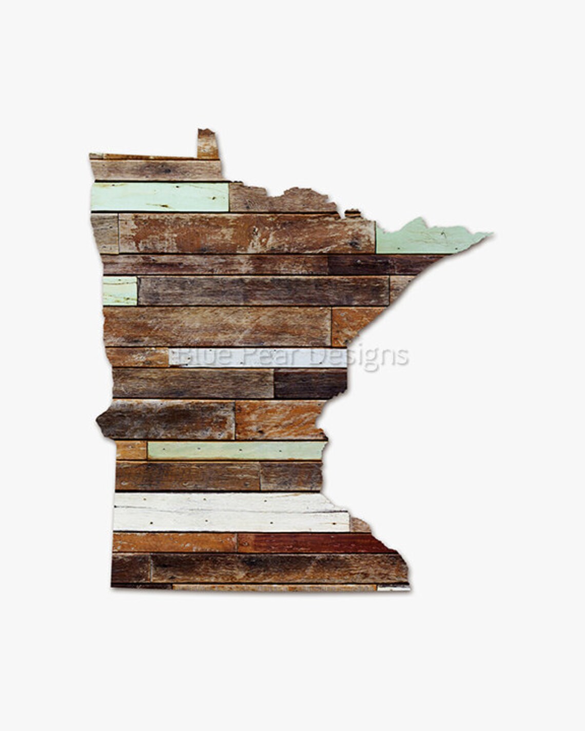 Minnesota Art Print Minnesota State Art Print Minnesota Wall | Etsy