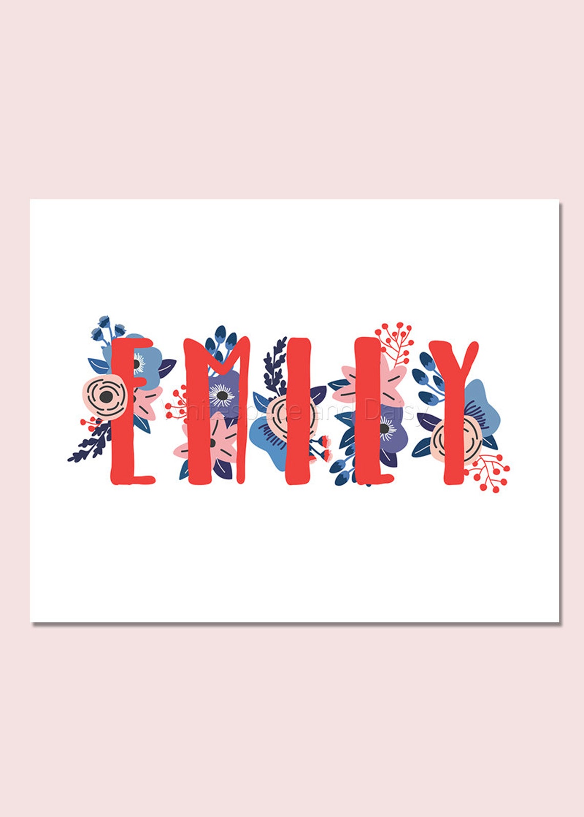 Emily Personalized Name Sign Baby Name Wall Art Baby Name Sign | Etsy