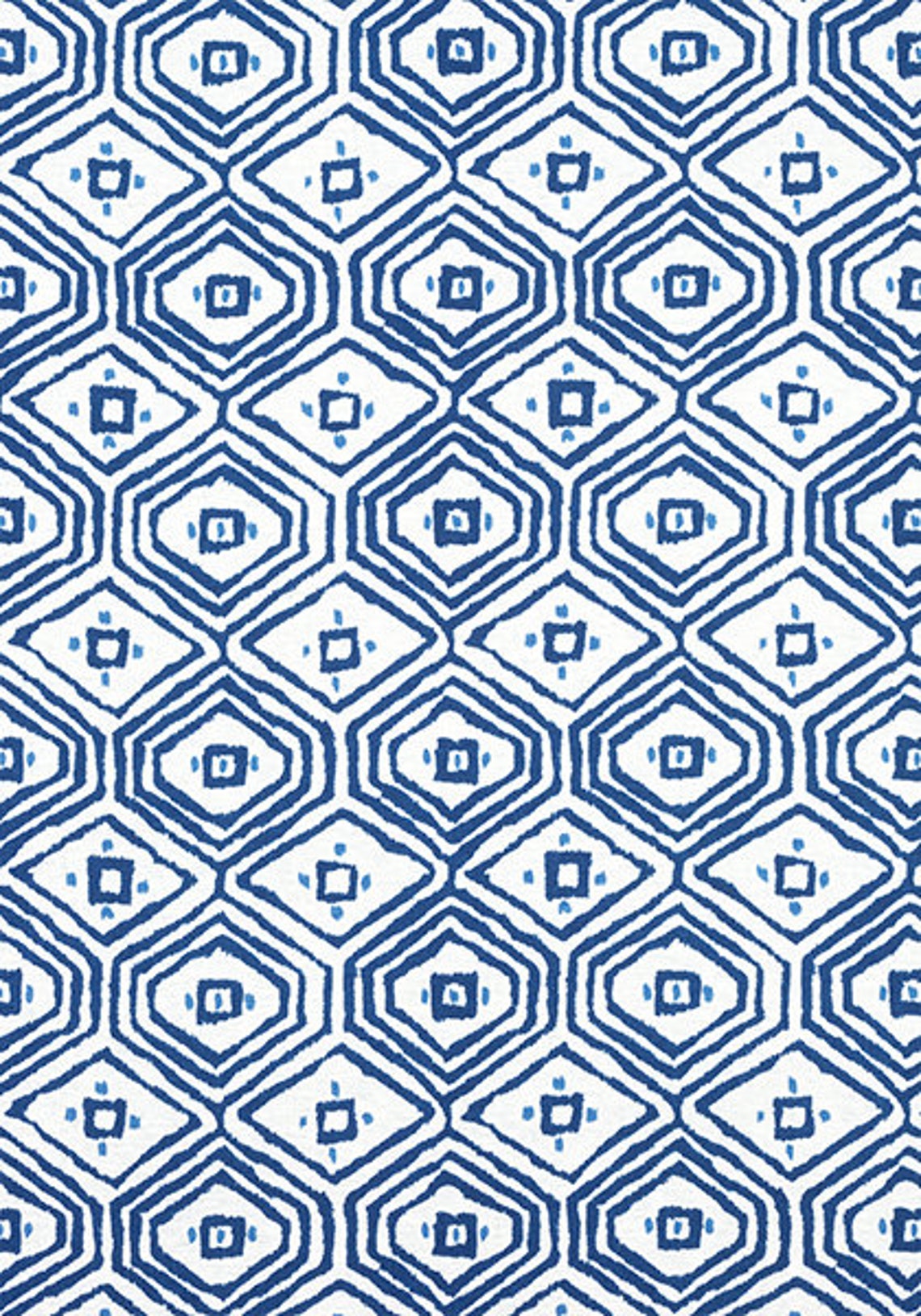 SALE THIBAUT Passagrille Navy Fabric by the Yard 60 Etsy