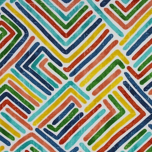 SALE!!! Estie Multi Richloom Solarium  Outdoor  Fabric By The Yard